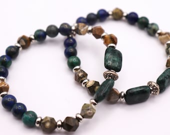 Edelsteen Kralen Stretch Armband