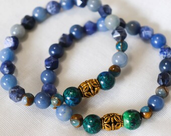 Edelsteen Kralen Stretch Armband