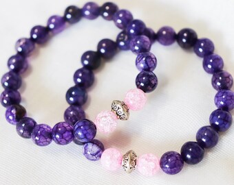 Edelsteen Kralen Stretch Armband