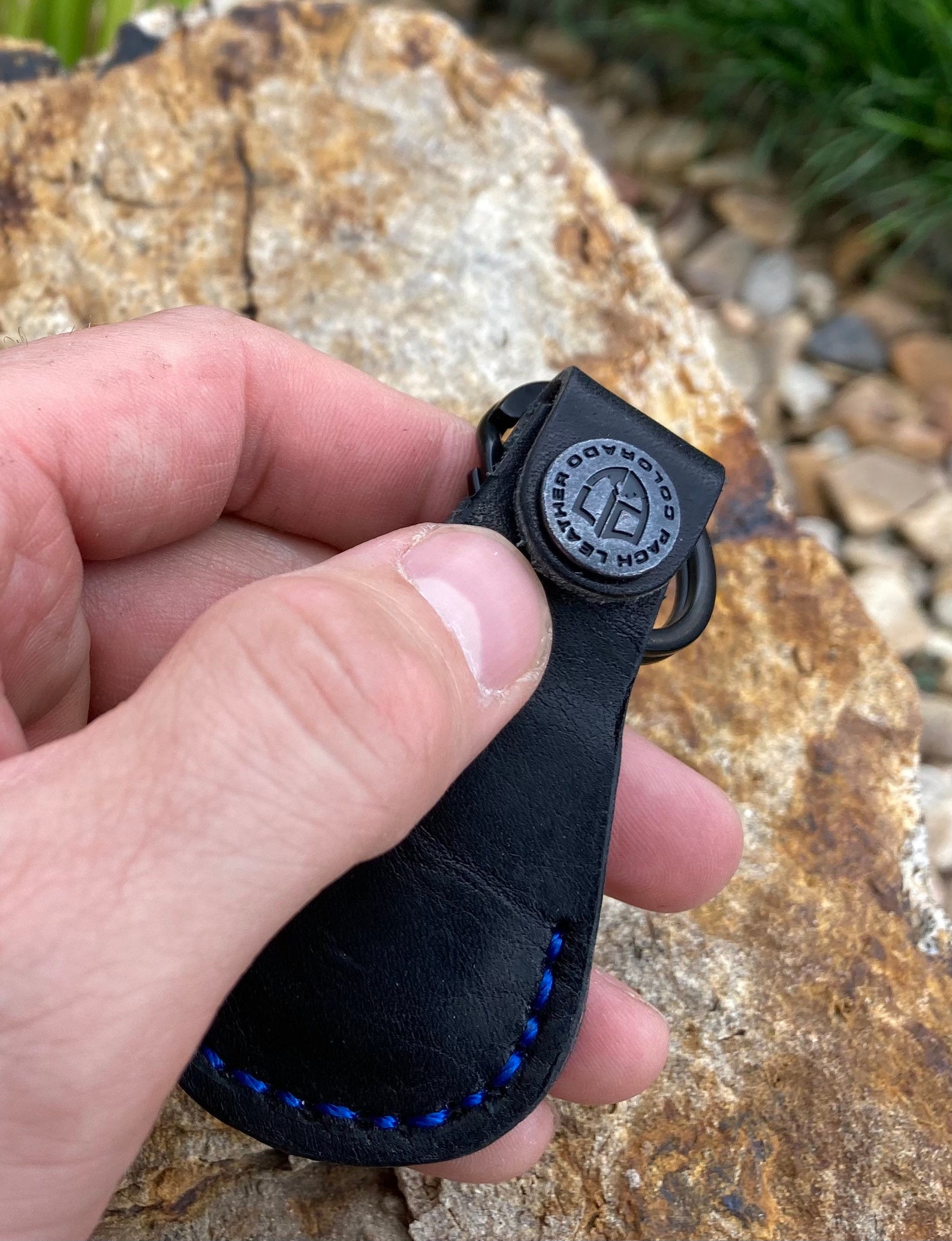 Leather Apple Air Tag holder Monogrammed Air tag holder Key Etsy