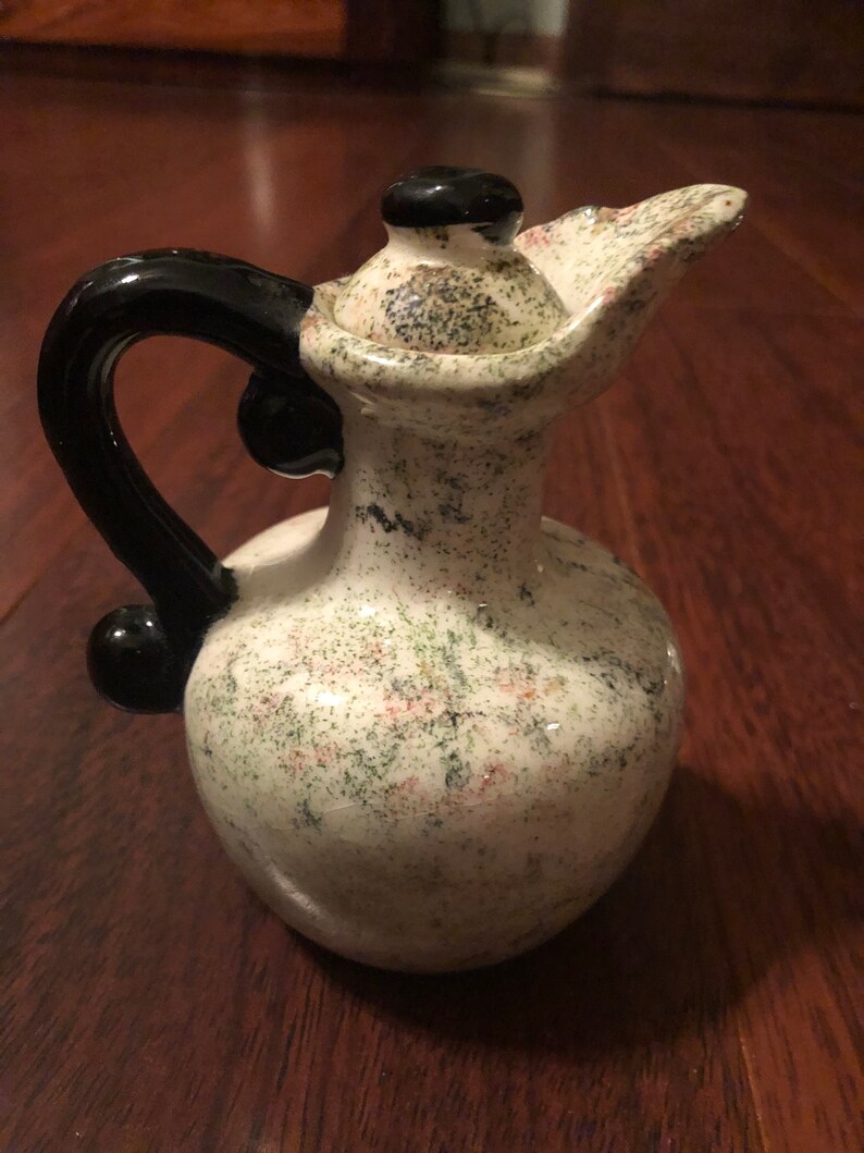 Small white pour pitcher