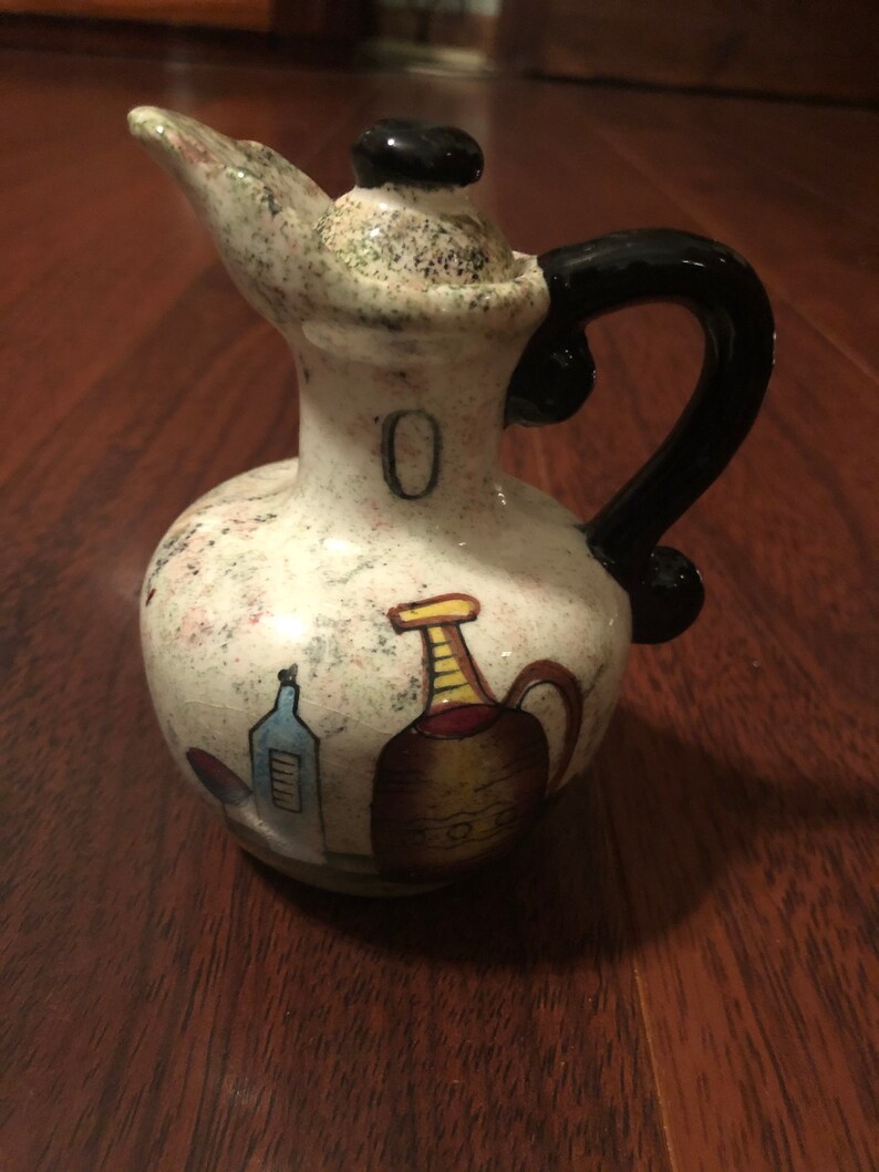 Small white pour pitcher