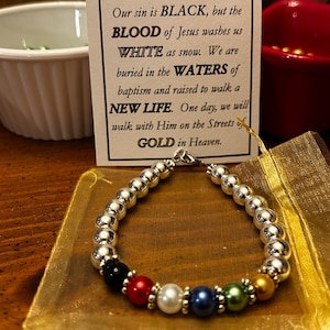 Beautiful Beaded Salvation Bracelet