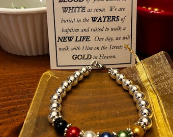 Beautiful Beaded Salvation Bracelet