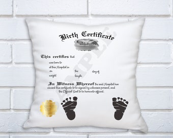 Download Birth Announcement Pillow Svg Etsy
