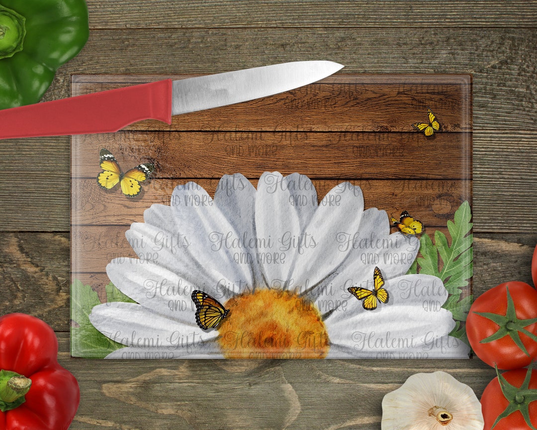 Daisy Butterfly Wood Placemat/cutting Board Digital Download DESIGN