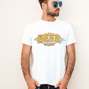 Retro Beer Vintage Guys Men&#39;s Distressed Nectar of the Gods Shirt DESIGN ONLY  Sublimation Digital Download png