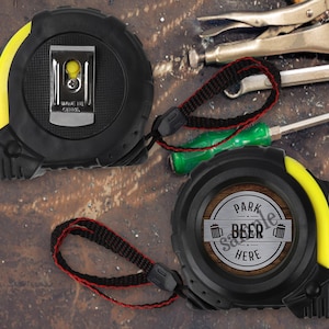 Park Beer Here Wood/Metal Design Coaster/Flask/Tape Measure SUBLIMATION DIGITAL DOWNLOAD png