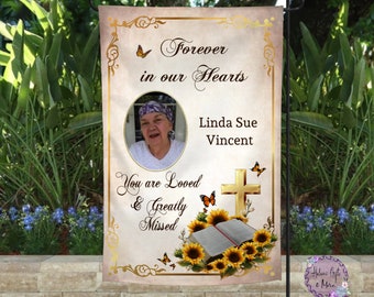 I will hold your Memory Memorial Garden Flag Custom for photo Digital Download PNG