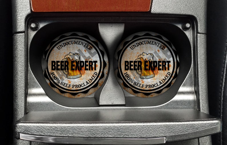 Faux Metal Beer Expert Coaster/flask/tape Measure Design Etsy