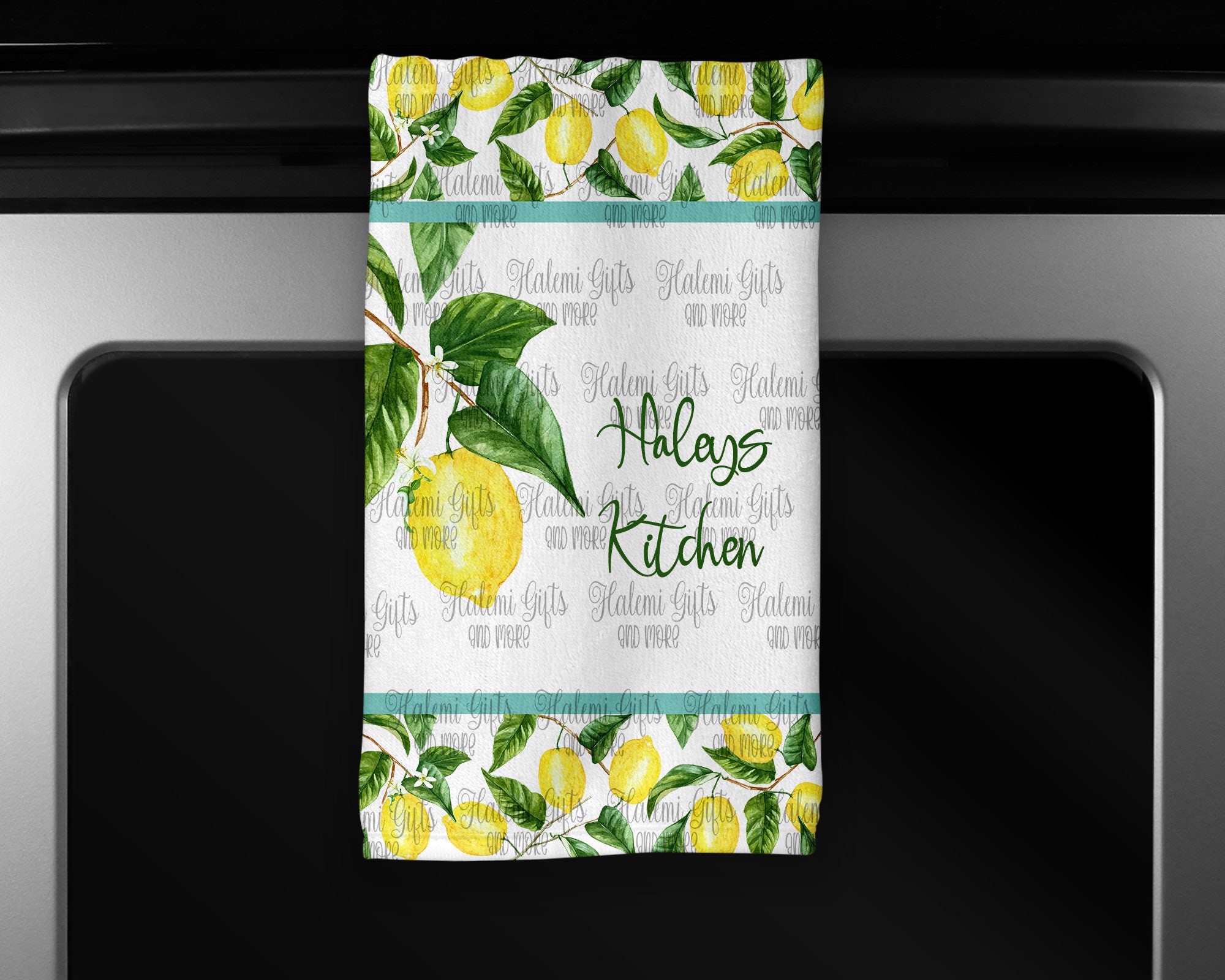 Lemon Kitchen Towel Sublimation DESIGN ONLY PNG Etsy