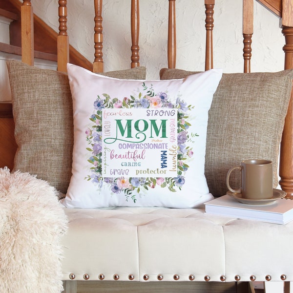 Mother's Day Typography Pillow DIGITAL DESIGN ONLY  Sumblimation Instant Download png