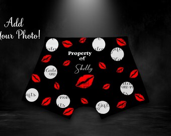 Kisses- Property of  (personalize) PHOTO  Digital Download DESIGN ONLY png