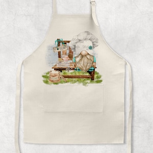 Baking Gnome Bench  DESIGN ONLY  Sublimation Digital Download png