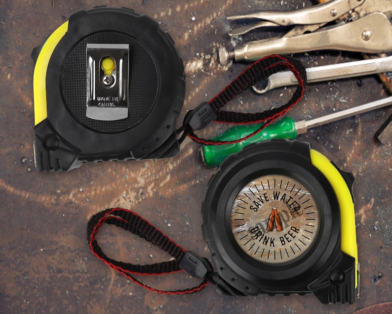 Save Water Drink Beer Design Coaster/flask/tape Measure Etsy