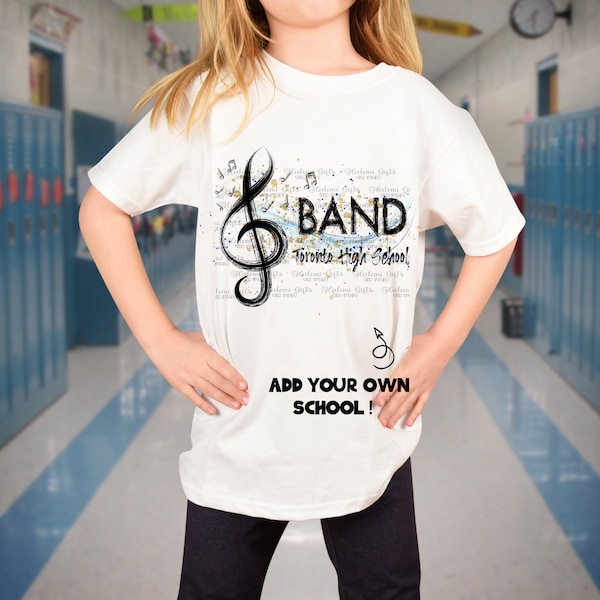 Blue and Goldr Glitter Choir and Band Spirit wear School   DESIGN ONLY  Sublimation Digital Download png