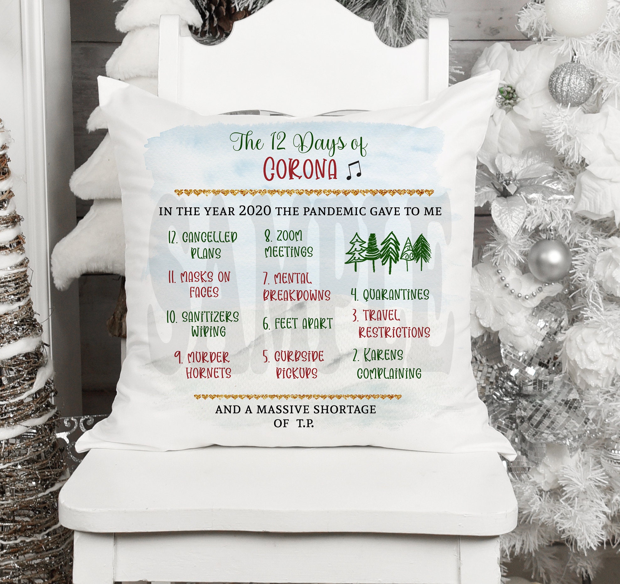 12 Days of Corona Funny Song Pillow SUBLIMATION DIGITAL - Etsy 12 Days of Corona Funny Song Pillow SUBLIMATION DIGITAL - Etsy