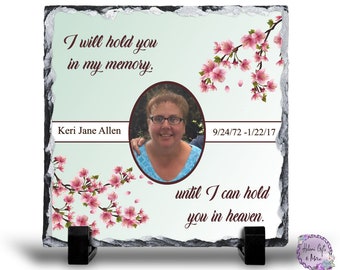 Custom Memorial DIGITAL DOWNLOAD I will hold your memory small  slate, Template, Sublimation Download Digital png