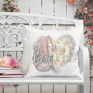 Gnome Valentine Love Balloon met Glitter Personaliseren ONTWERP ALLEEN sublimatie png