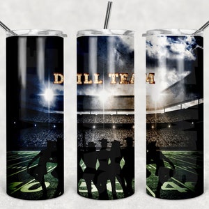 Dance Drill Team with and without Letters Personalize  20 oz. Tumbler DESIGN ONLY  Sublimation Digital Download Jpeg