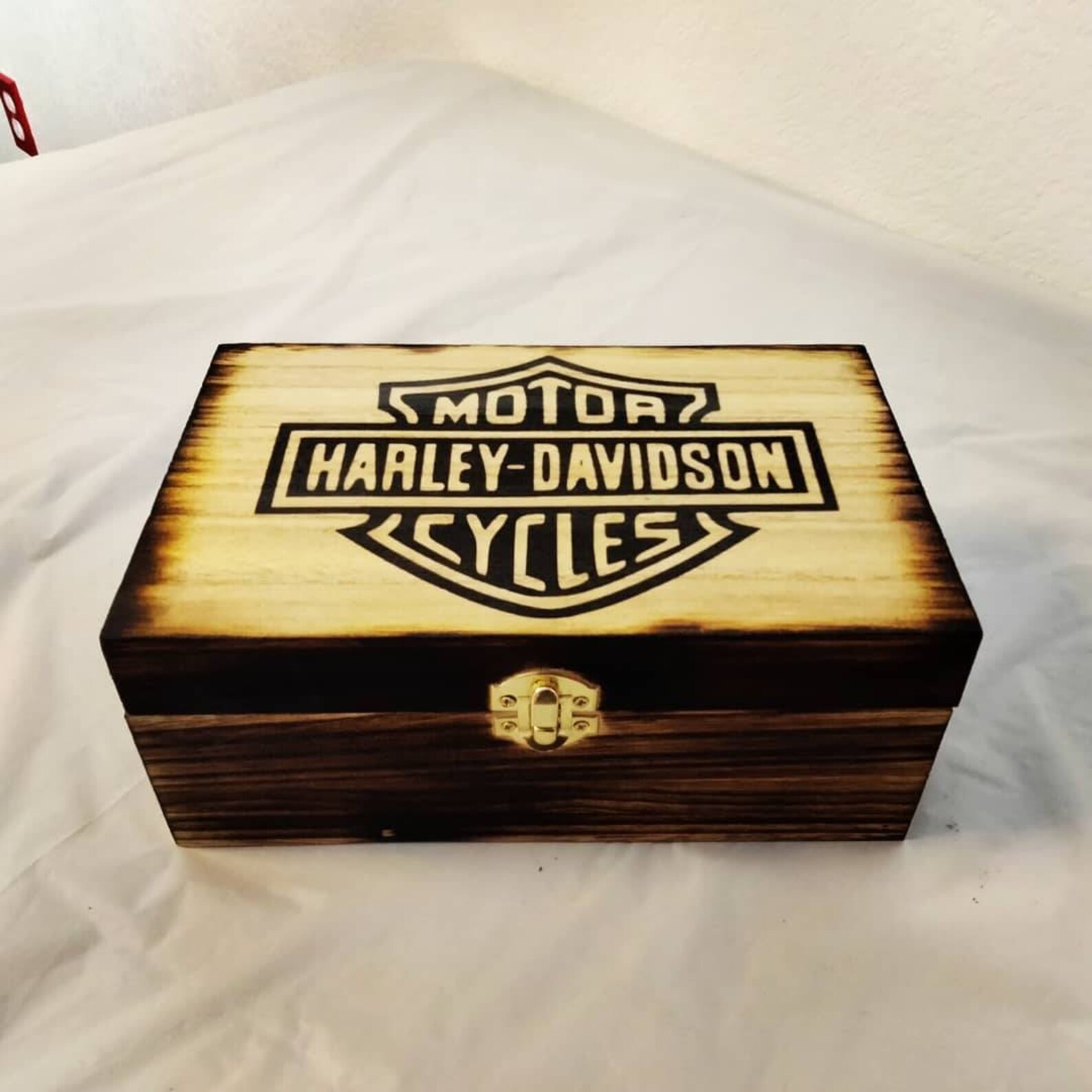 Harley Davidson jewelry box/ stash box Etsy