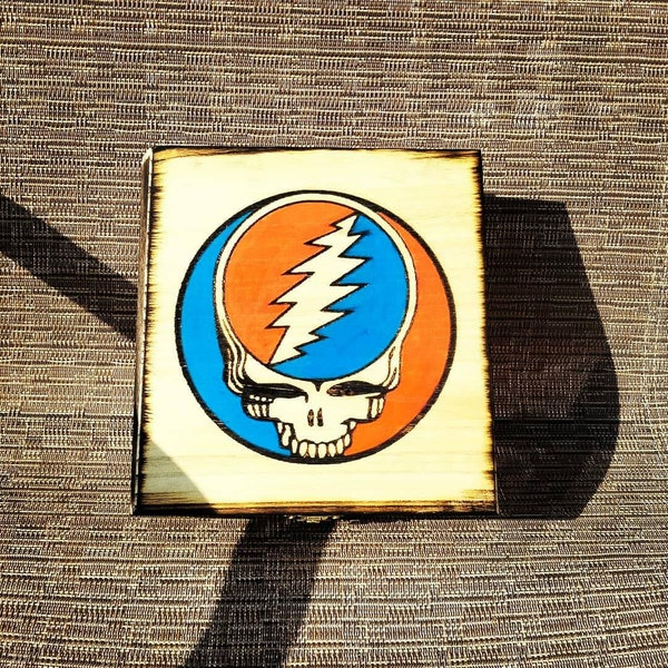 Grateful dead stash box/ trinket box