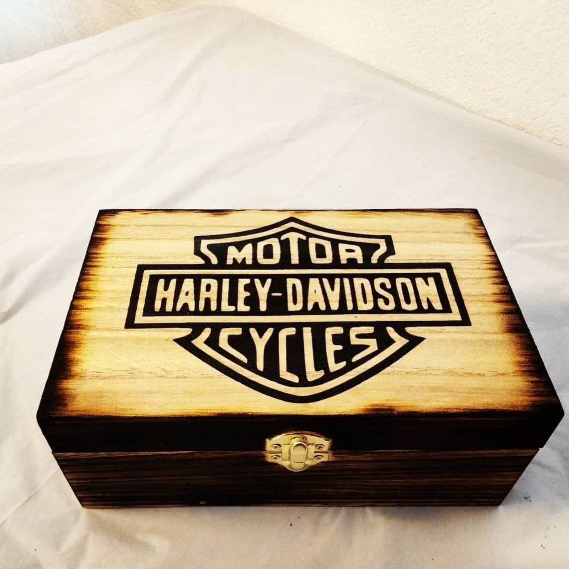 Harley Davidson jewelry box/ stash box Etsy