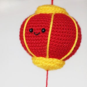 Amigurumi Crochet Pattern PDF in English: Lunar New Year Lantern, Chinese New Year Lantern, Crochet Lantern, Crochet Chinese New Year image 2