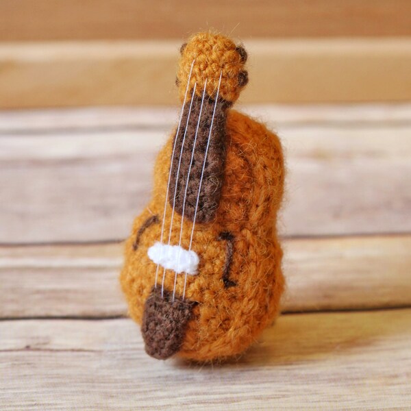 Amigurumi Crochet Pattern (PDF in English): Crochet Cello, Amigurumi Cello, Crochet Violin, Crochet Viola, Crochet String Instrument