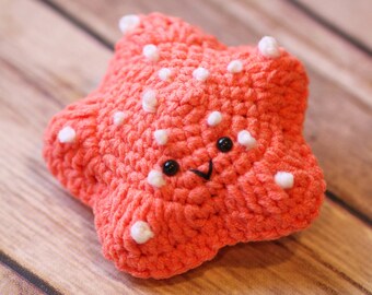 Amigurumi Crochet Pattern (PDF in English): Starfish