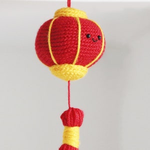 Amigurumi Crochet Pattern PDF in English: Lunar New Year Lantern, Chinese New Year Lantern, Crochet Lantern, Crochet Chinese New Year image 3