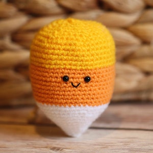 Amigurumi Crochet Pattern PDF in English: Candy Corn image 1