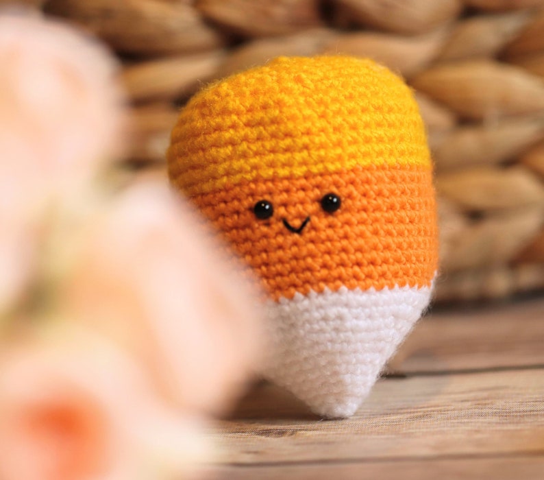 Amigurumi Crochet Pattern PDF in English: Candy Corn image 3