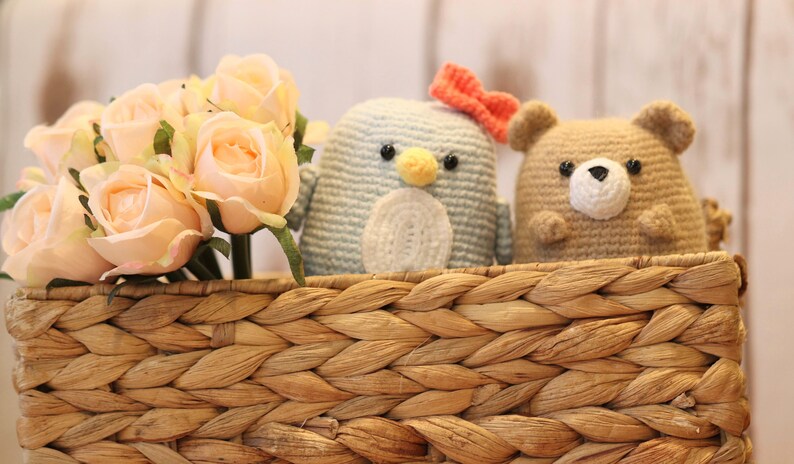 Amigurumi Crochet Pattern PDF in English: Waffle the Chubby Bear, Crochet Teddy Bear, Amigurumi Teddy Bear, Crochet Chubby Bear image 5