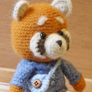 Amigurumi Crochet Pattern PDF in English: Crochet Red Panda, Amigurumi Red Panda, Crochet Panda, Crochet Raccoon, Amigurumi Panda image 6