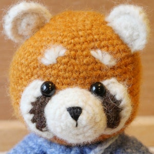 Amigurumi Crochet Pattern PDF in English: Crochet Red Panda, Amigurumi Red Panda, Crochet Panda, Crochet Raccoon, Amigurumi Panda image 5