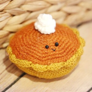 Amigurumi Crochet Pattern PDF in English: Pumpkin Pie image 1