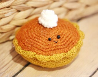 Amigurumi Crochet Pattern (PDF in English): Pumpkin Pie