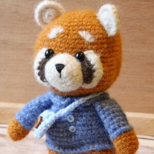 Amigurumi Crochet Pattern PDF in English: Crochet Red Panda, Amigurumi Red Panda, Crochet Panda, Crochet Raccoon, Amigurumi Panda image 1