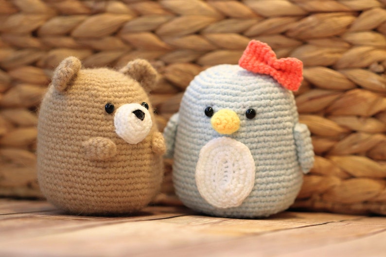 Amigurumi Crochet Pattern PDF in English: Waffle the Chubby Bear, Crochet Teddy Bear, Amigurumi Teddy Bear, Crochet Chubby Bear image 3