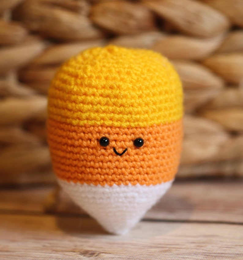 Amigurumi Crochet Pattern PDF in English: Candy Corn image 1