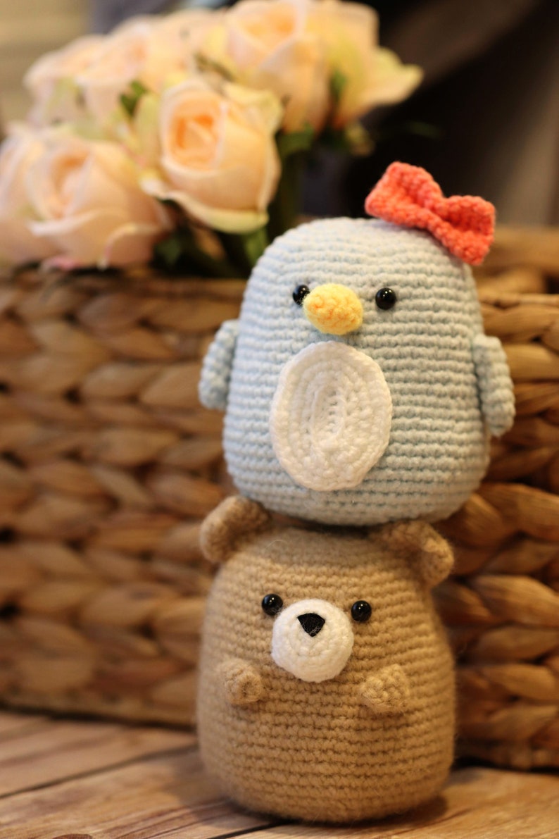 Amigurumi Crochet Pattern PDF in English: Waffle the Chubby Bear, Crochet Teddy Bear, Amigurumi Teddy Bear, Crochet Chubby Bear image 2
