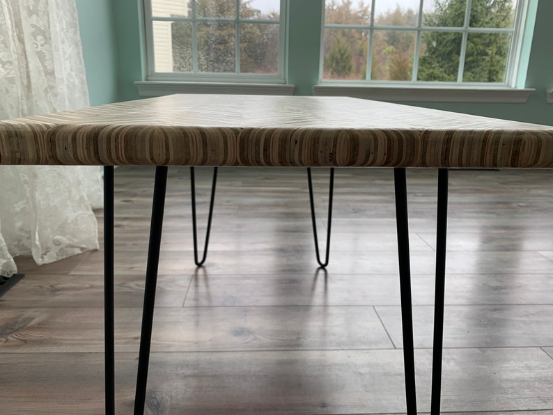 Herringbone Birch Plywood Coffee Table Etsy