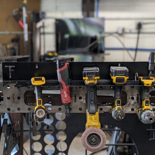 Drill Organizer Impact Holder Milwaukee Drill Holder Etsy