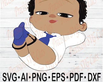 Download African American Boss Baby Svg Etsy
