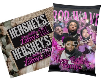 Custom Personalized Birthday Party Labels