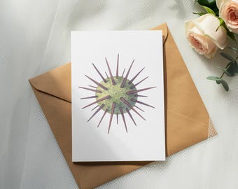 Sea Urchin Clipart, Sea Animals Clipart, Watercolor Sea Life PNG, Ocean Creature Illustration, Digital Download, Commercial Use