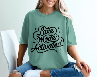 Lake Mode Activated svg, Lake Life svg, Lake Shirt svg, Lake Lover Cut File, Vacation svg, Summer svg, Cricut, Silhouette, Vector Graphics
