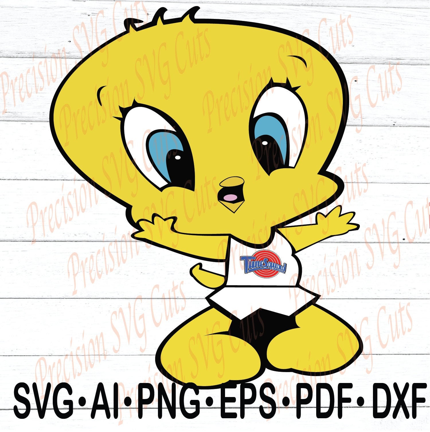 Download Baby Tweety Space Jam Digital Party Decoration Digital svg ...