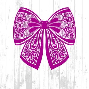 Coquette Bow SVG, Digitale download, DIY Craft, Scrapbooking, Fashion Design, Afdrukbare kunst, Kaarten maken, Instant Download, Commercieel gebruik